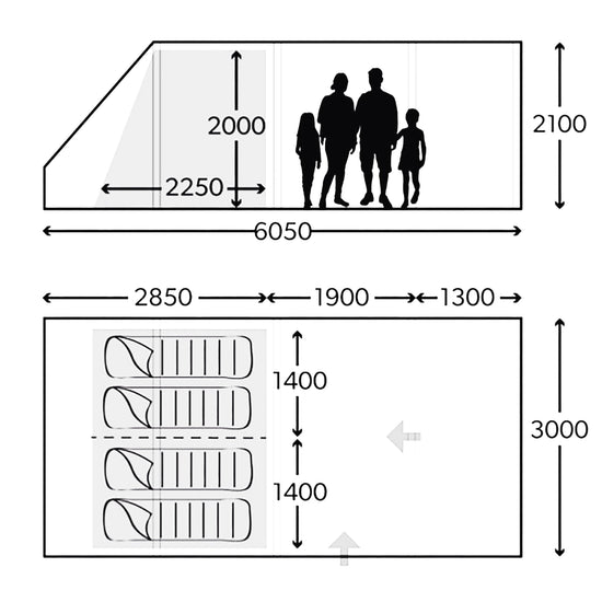 Rarotonga FTT 401 REDUX Inflatable Tent