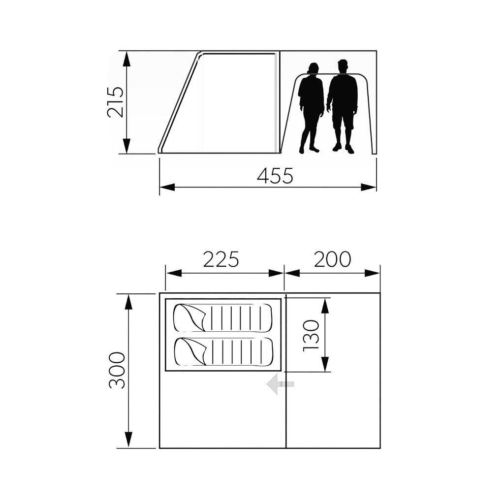 Santorini FTK 2X4 Inner Tent