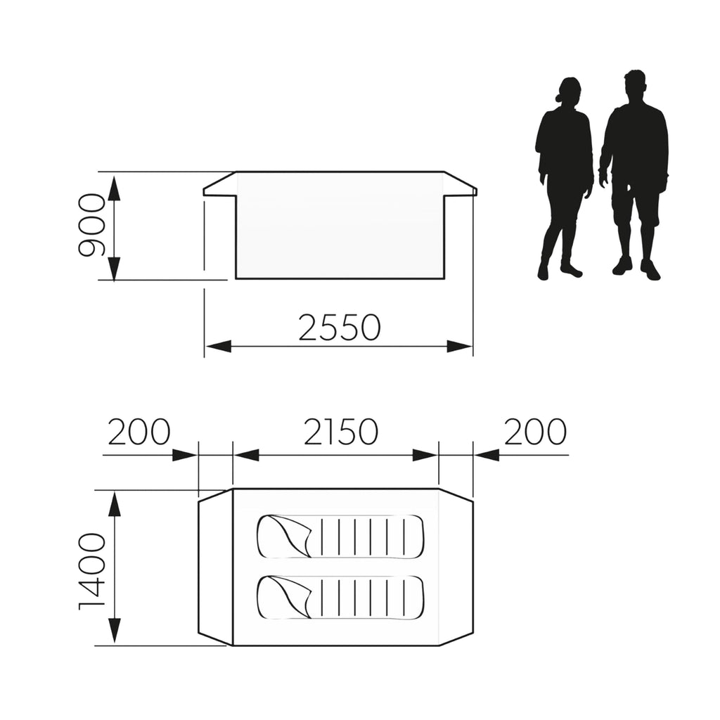Pico FTC 2X2 TC Inflatable Tent