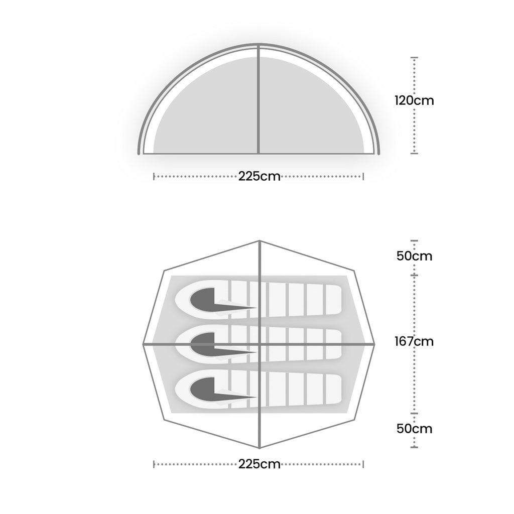 Helm Compact 3 Tent