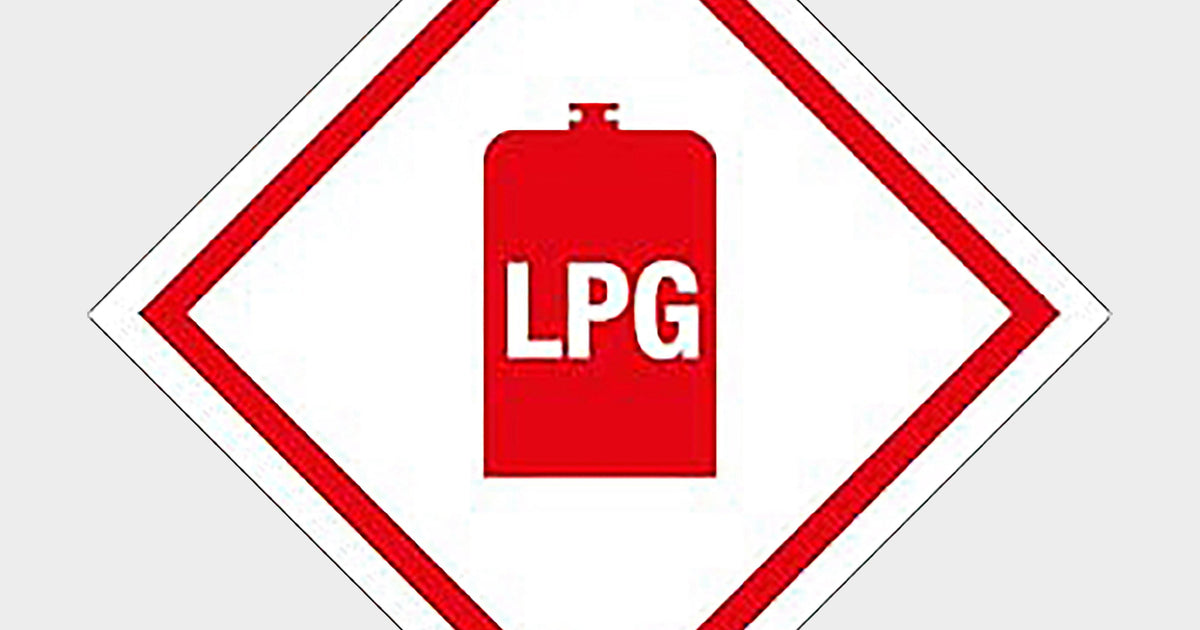 Red Quest LPG Gas Warning Sticker – Millets