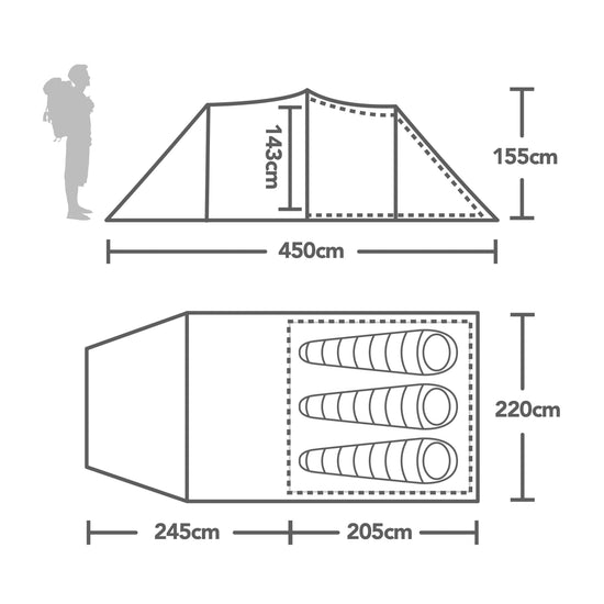 Refurbished Adhara 300L Nightfall Tent