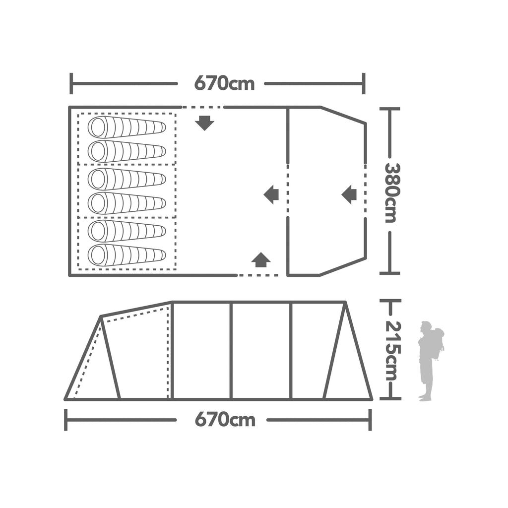 Refurbished Oregon 6 Tent