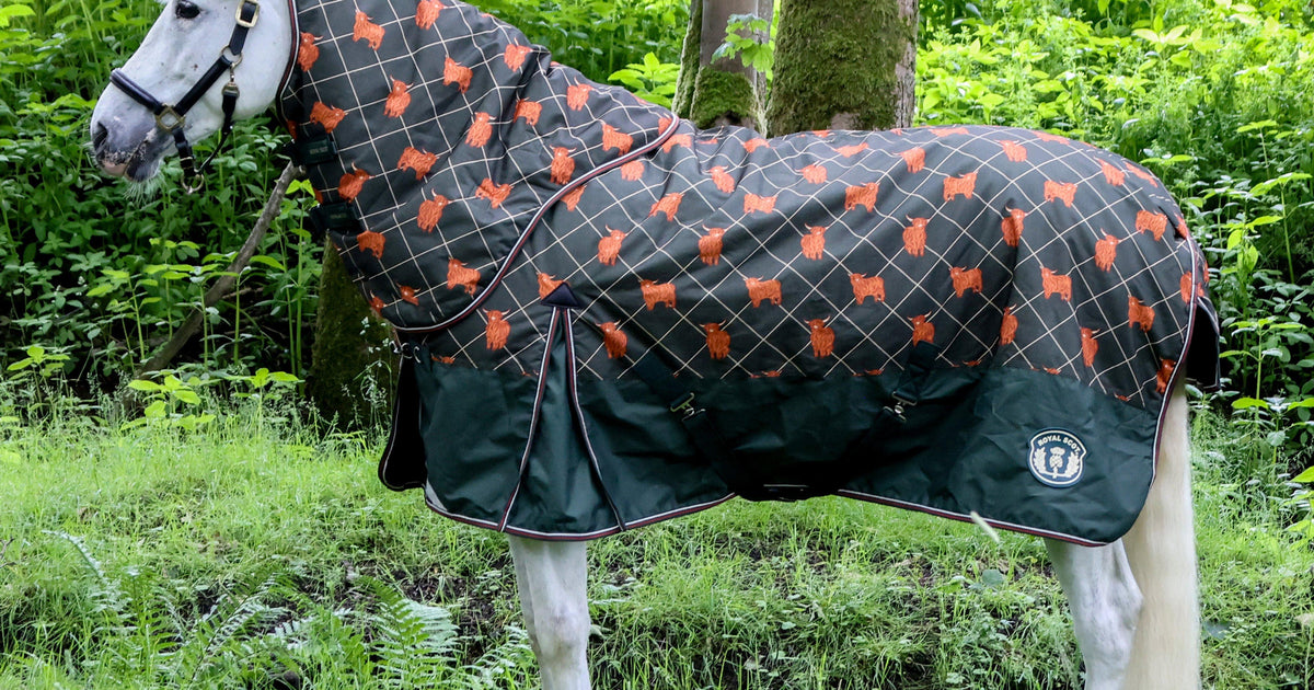 Khaki Royal Scot Original 100g Light-Medium Standard Neck Turnout Rug ...