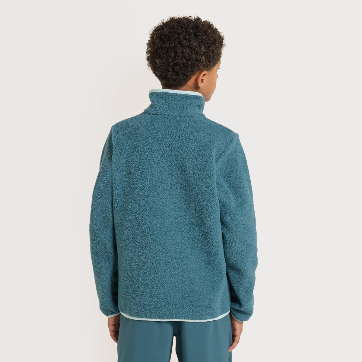 Junior Helvetia II Sherpa Half Snap Fleece Jacket