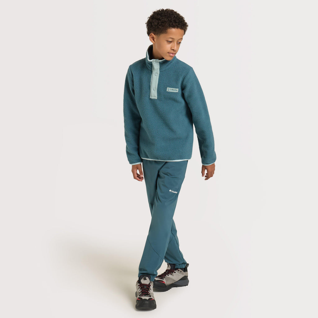 Junior Helvetia II Sherpa Half Snap Fleece Jacket