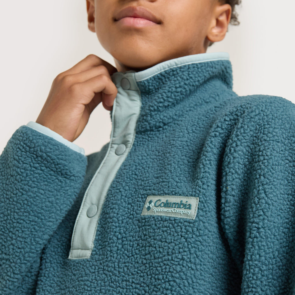 Junior Helvetia II Sherpa Half Snap Fleece Jacket