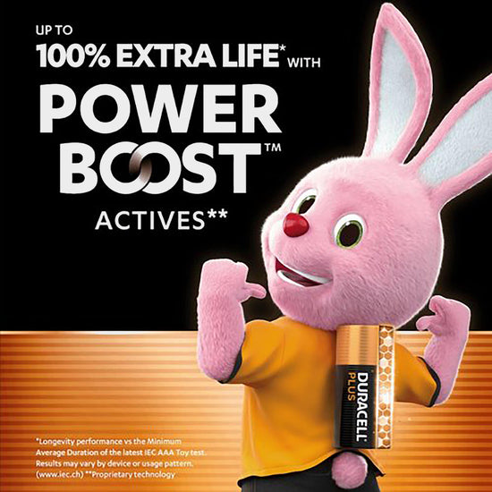 Plus AAA Boost Batteries 4 Pack