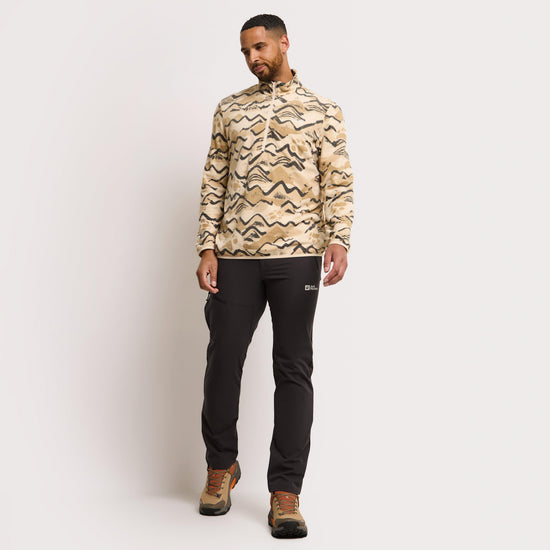 Men's Paw Era 100 Print Half Zip Fleece