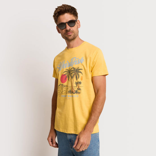 Men's Palm Island Front Print Graphic T-Shirt