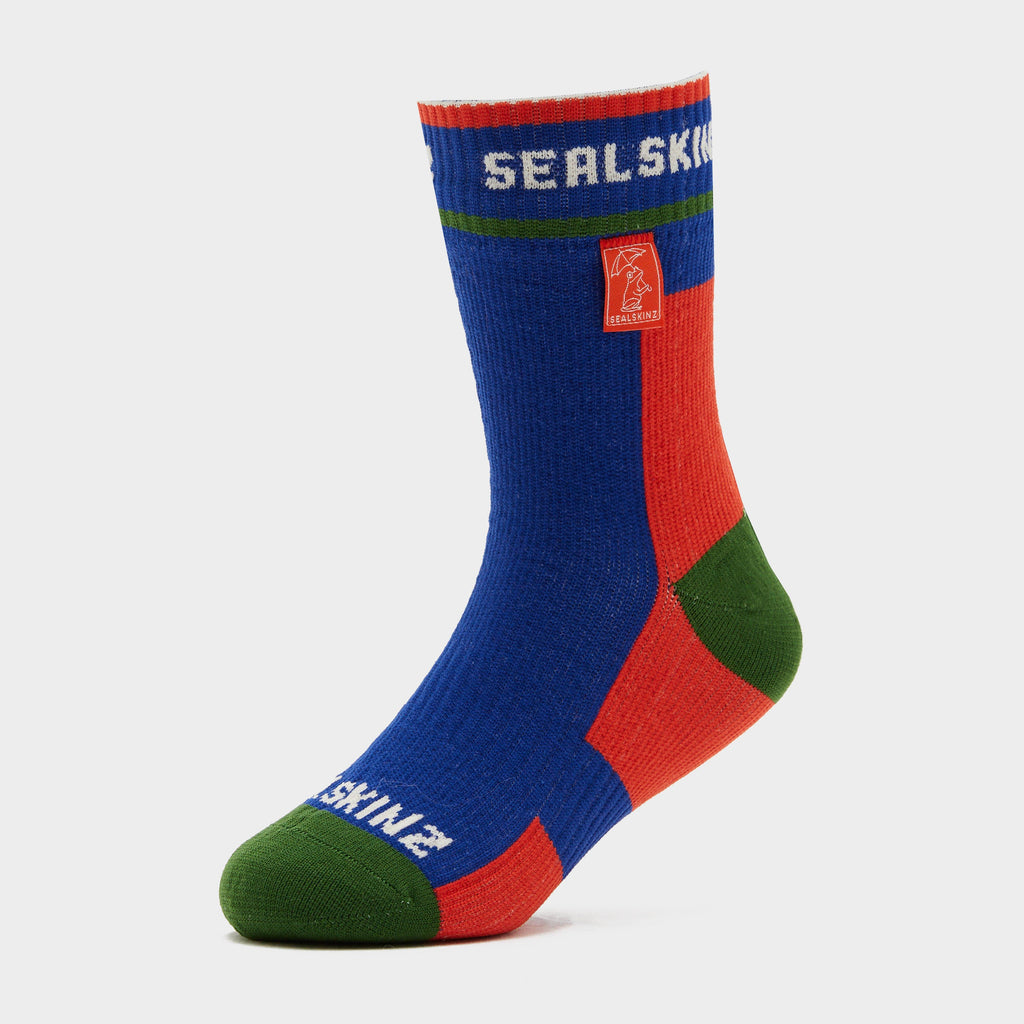 Berney Kids's Waterproof All Weather Mid Length Sock