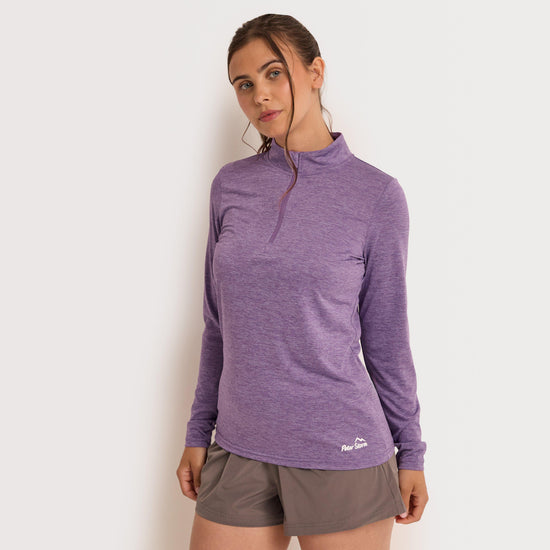 Women’s Long Sleeved Zipped Active T-Shirt