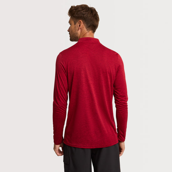 Men's Active Long Sleeve Zip Tee