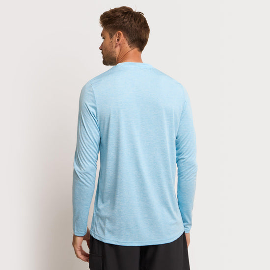 Mens Active Long Sleeve T-Shirt Blue