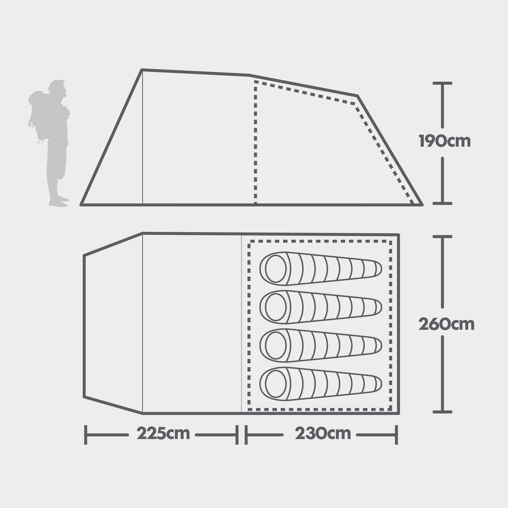 Sendero 4 Family Tent