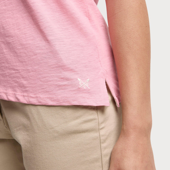 Women's Perfect V Neck Slub T-Shirt