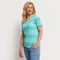 Women's Stripe V-Neck T-Shirt