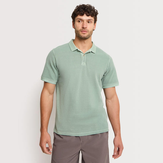 Men’s Washed Polo Shirt