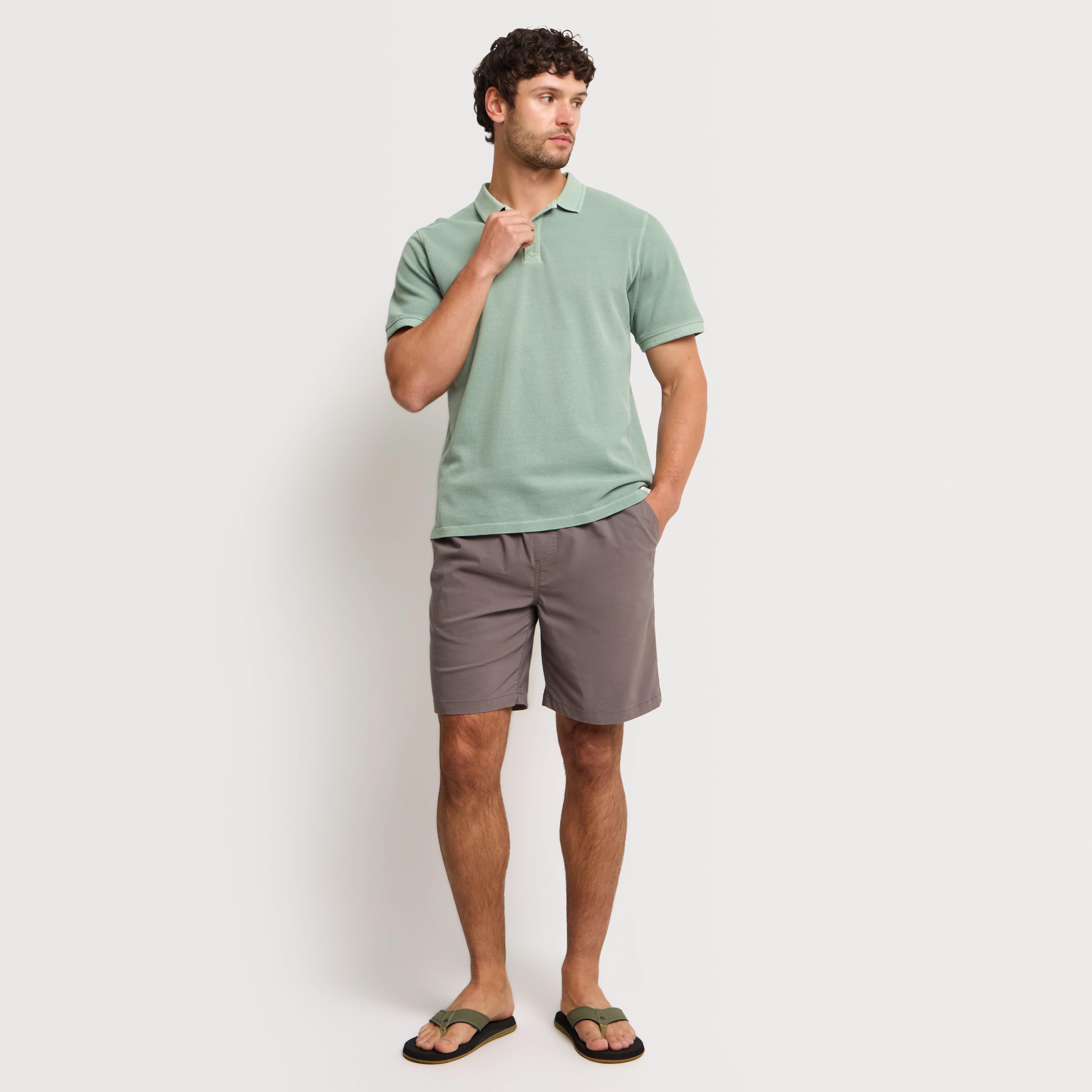 Men’s Washed Polo Shirt