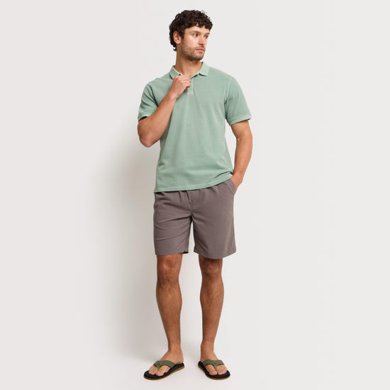 Men’s Washed Polo Shirt