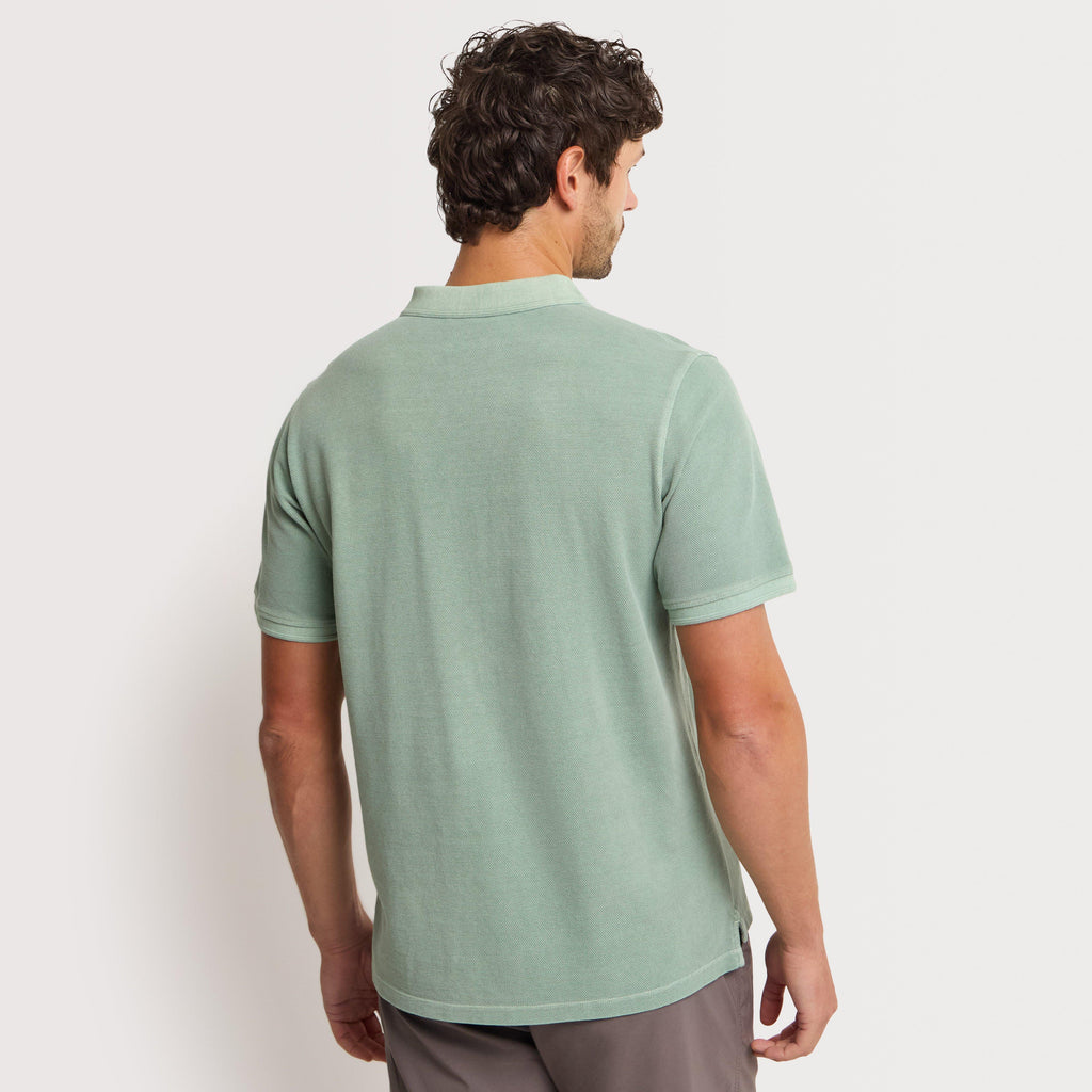 Men’s Washed Polo Shirt