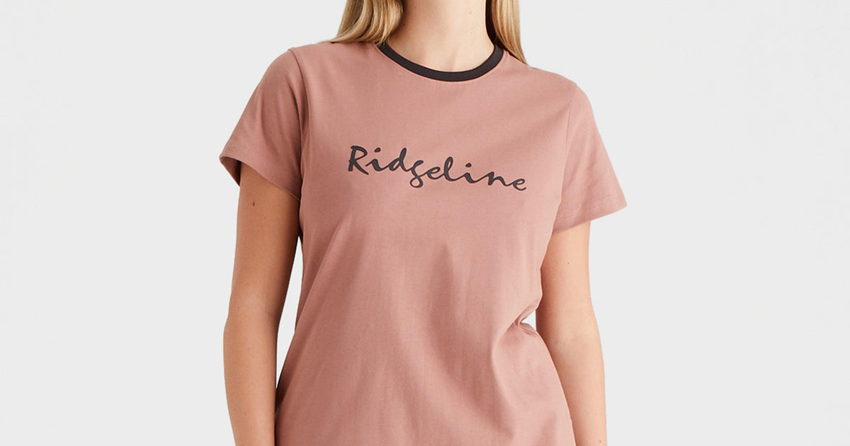 Pink Ridgeline Women's Signature T-Shirt Dusky Pink – Millets