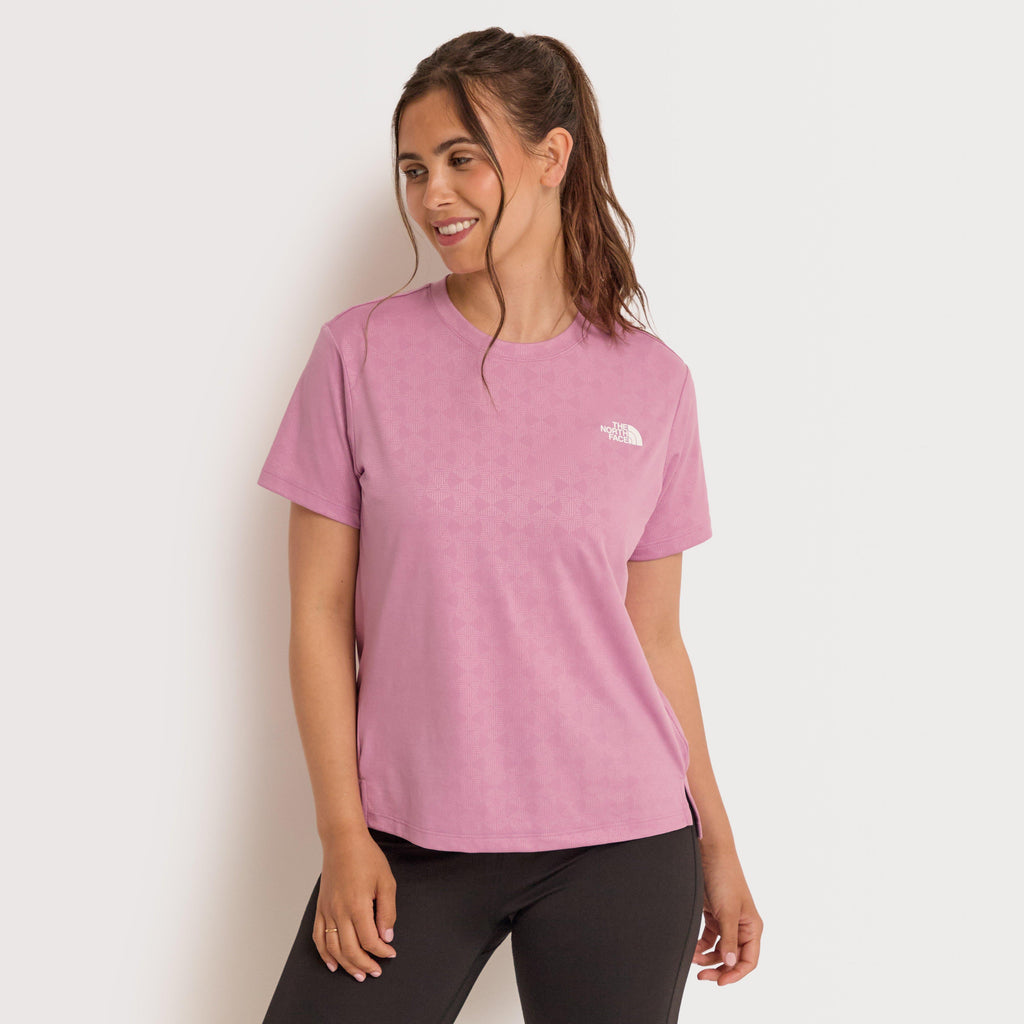 Women's Flex Geo Embossed Regular T-Shirt
