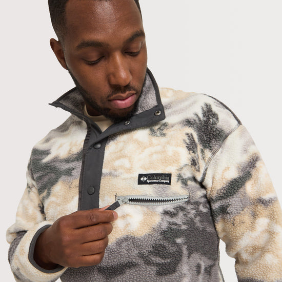 Men's Helvetia II Printed Half Snap Fleece
