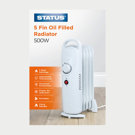 500W Oil Filled Radiator