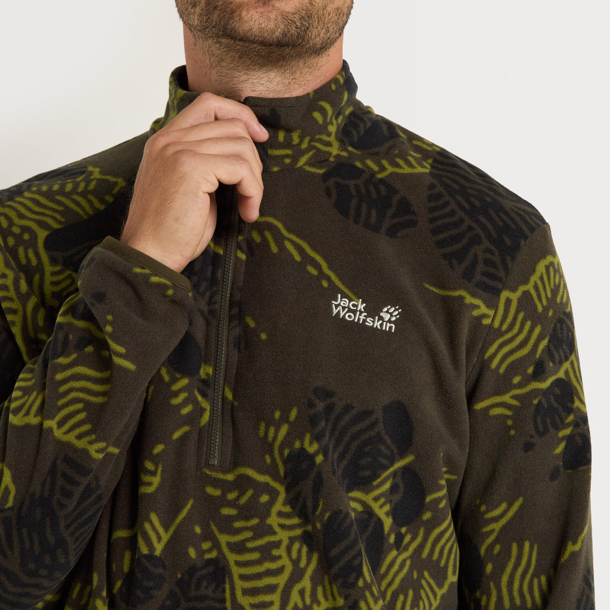 Men’s Paw Era 100 Print Half Zip Fleece Jacket