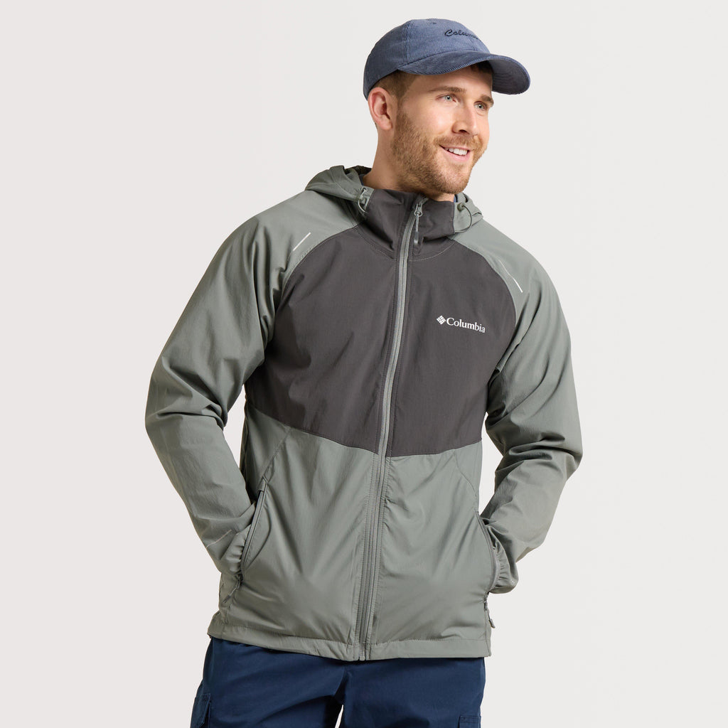 Men’s Columbia Tech II Full Zip Hooded Windbreaker