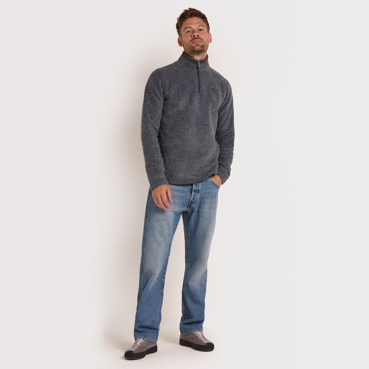 Men's Newark 1/4 Zip Grid Fleece