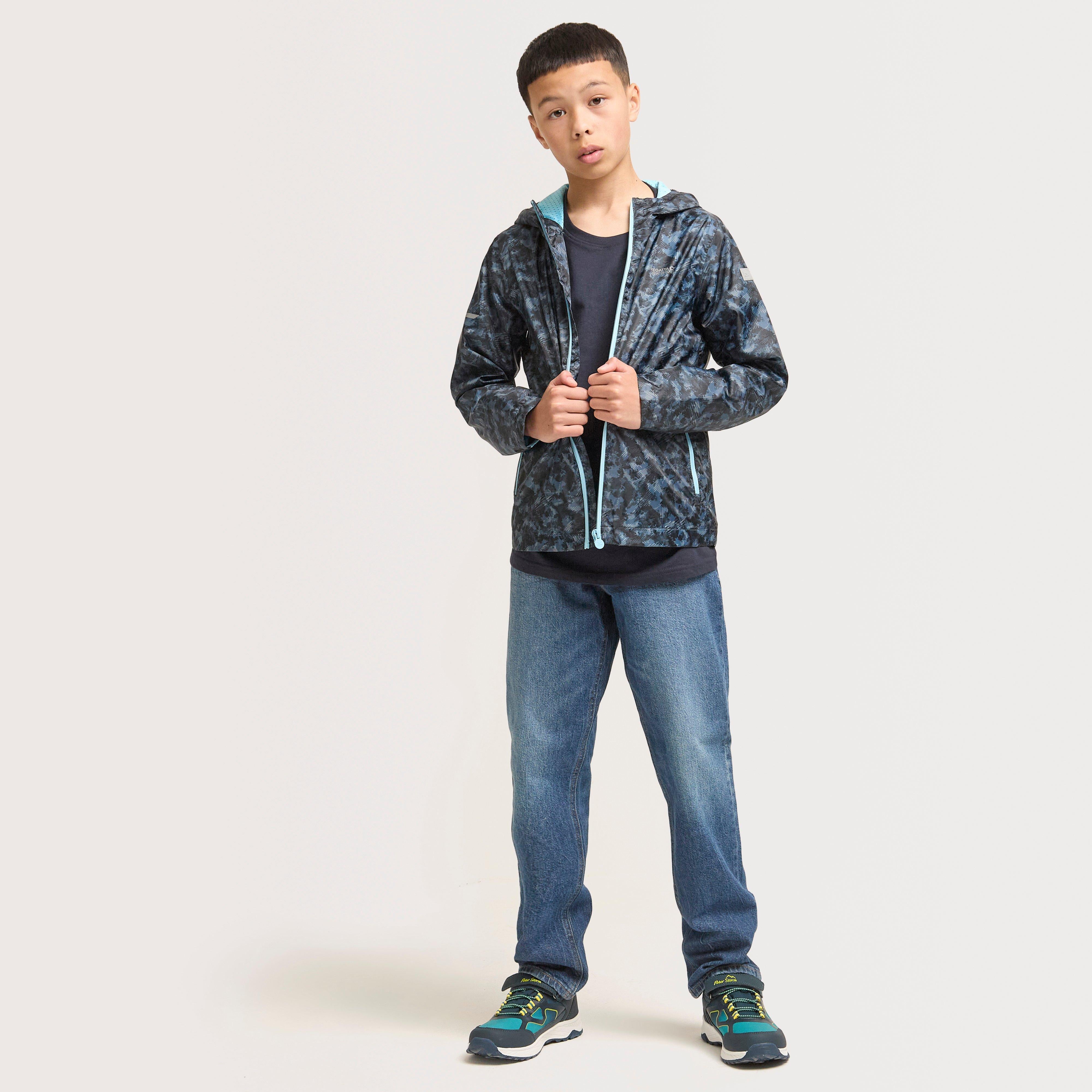 Kids’ Printed Lever II Waterproof Jacket