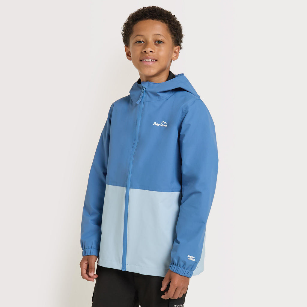 Kids' Colour Block Waterproof Jacket
