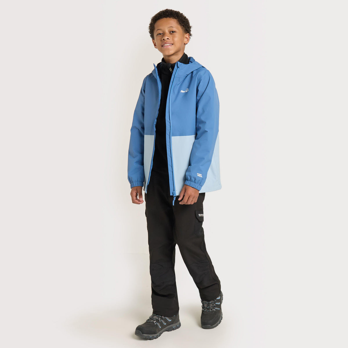 Kids' Colour Block Waterproof Jacket