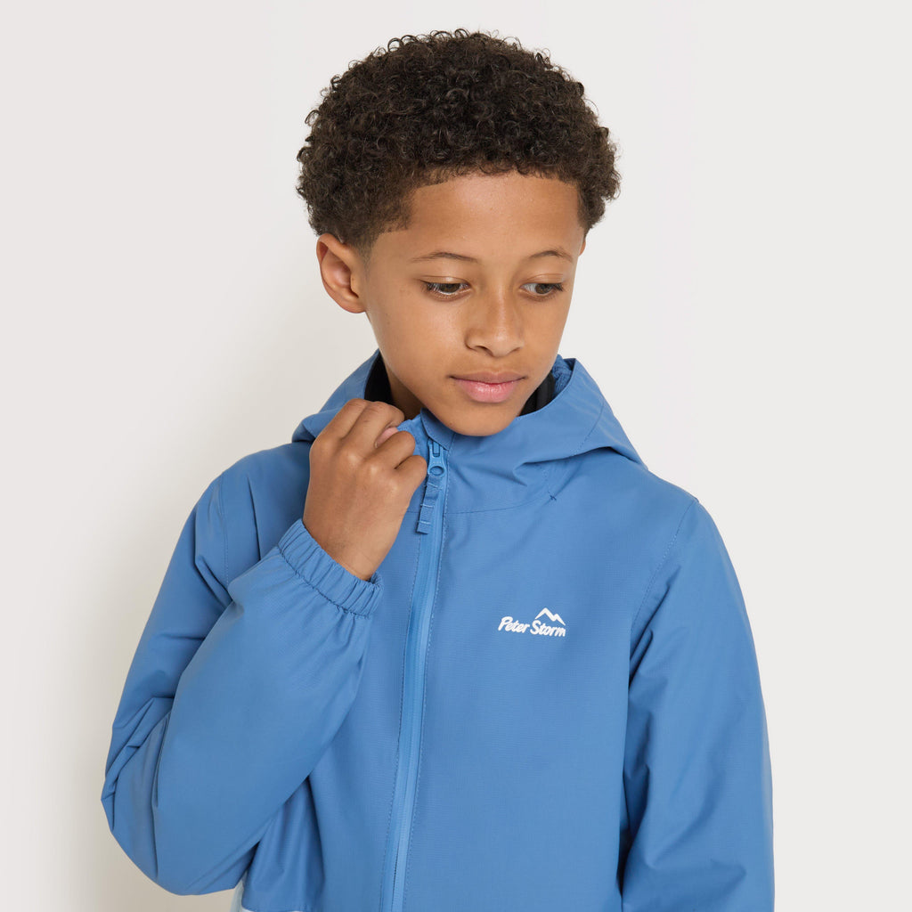Kids' Colour Block Waterproof Jacket